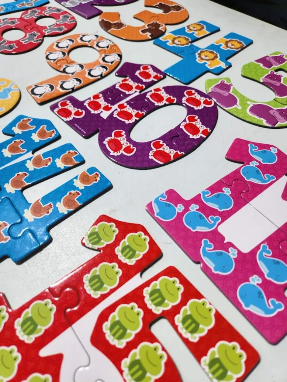 Learning Resources Number Toddler Toy Puzzle Cards 40-piece set for ages 3 and u